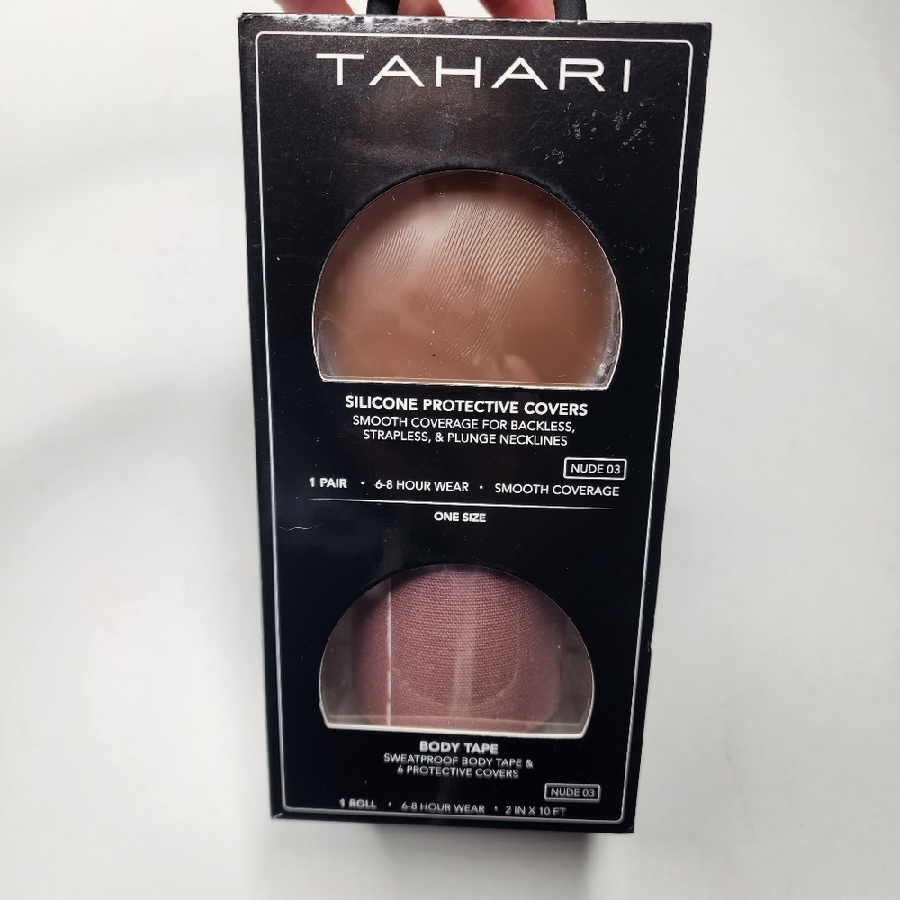 Tahari Silicone Protective Covers and Body Tape Nude New in Box
